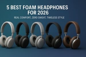 5 Best Foam Headphones for 2026: Real Comfort, Zero Swea