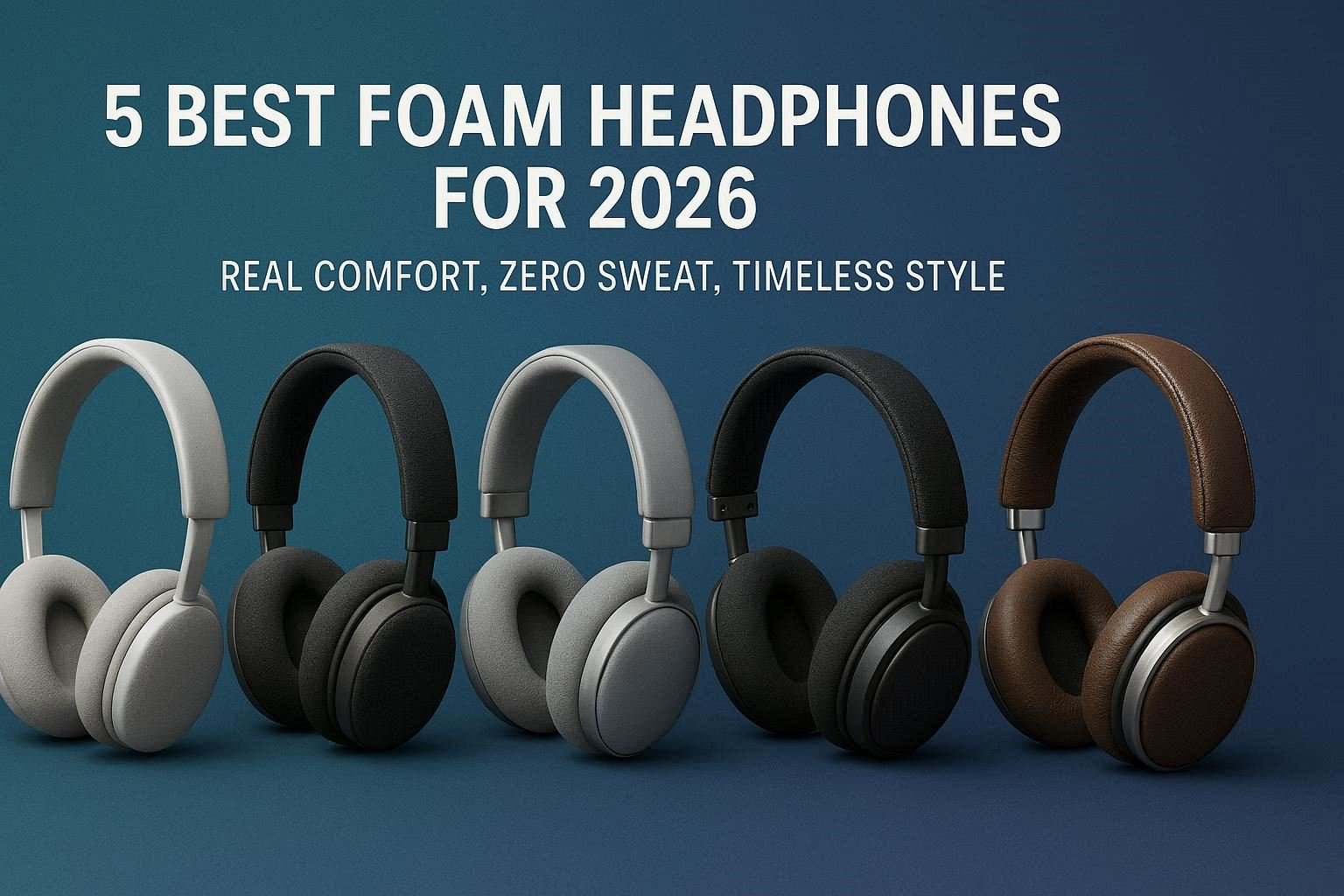 5 Best Foam Headphones for 2026: Real Comfort, Zero Swea
