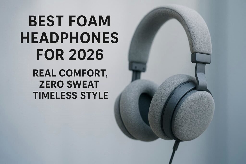 Best Foam Headphones for 2026: Real Comfort, Zero Swea