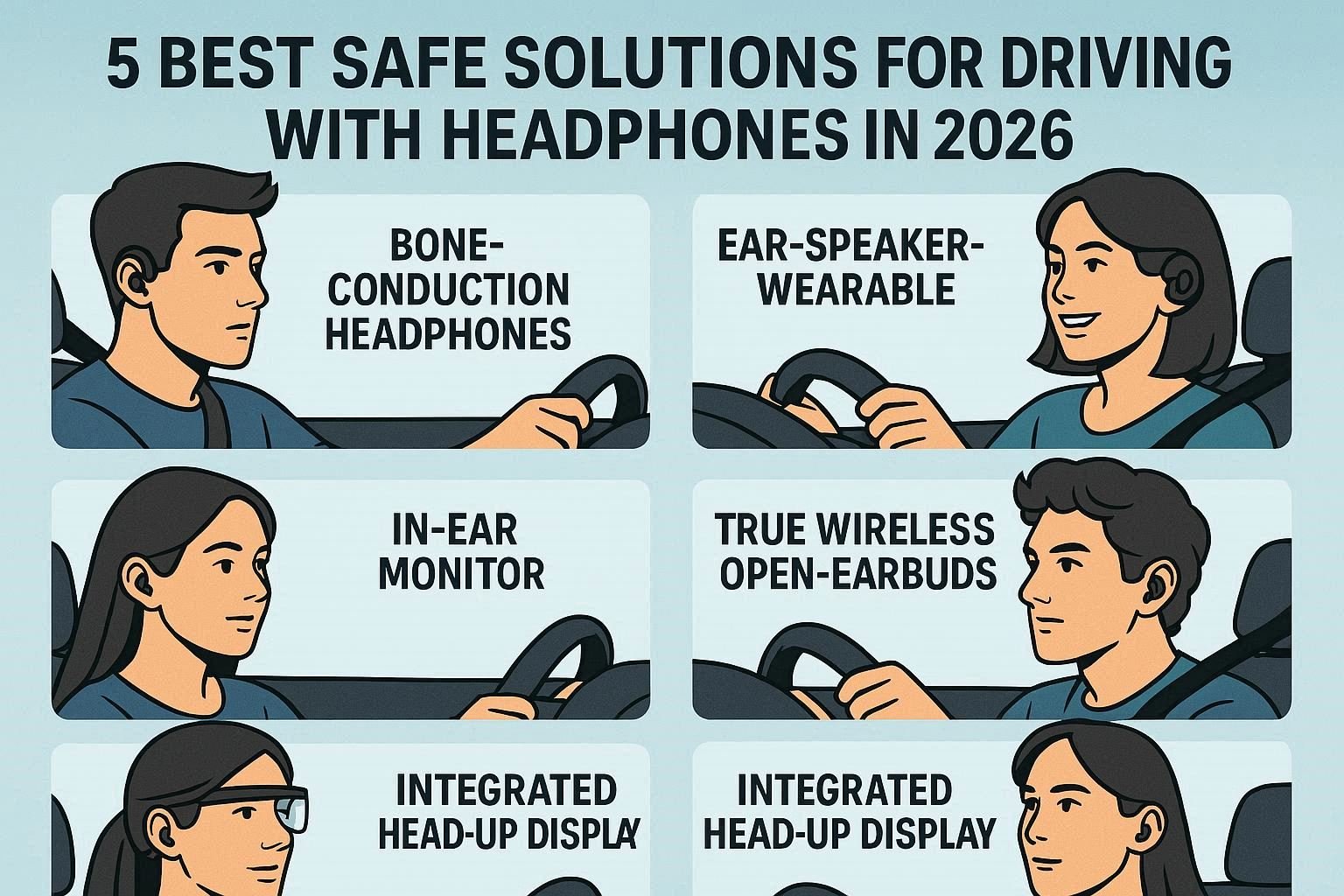 5 Best Safe Solutions for Driving with Headphones in 2026